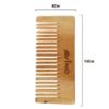 Picture of Avino Anti-Dandruff Pure Neem wide  tooth  Pocket Wooden Comb