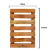 Picture of Avino wooden case holder, natural case holder for soap