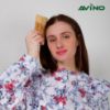 Picture of Avino organic pure neem wood combs pk of 5 different combs promotes hairgrowth, reduces hairfall 