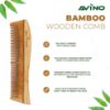 Picture of Avino Neem Wood Anti Hair Fall Regular BINA Curve Comb