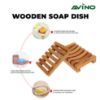 Picture of Avino wooden case holder, natural case holder for soap