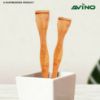 Picture of Avino Tongue Scraper Natural Wooden Tongue Cleaner Professional Oral Care pk of 3 