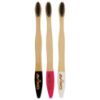 Picture of Avino Eco Friendly Natural Wooden Vegan Organic Toothbrushes for Sensitive Gums PK-3