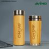 Picture of Avino pure organic wooden eco-friendly coffee tumbler & BIG bottle