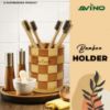 Picture of Avino multi-functional wooden BAMBOO holder  practical and durable wooden with check